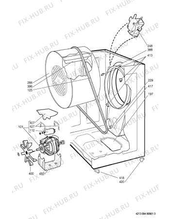 Схема №1 AWG 253 с изображением Нагревательный элемент для сушильной машины Whirlpool 481228218872