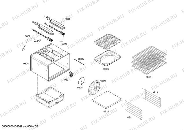 Схема №4 PD304BS с изображением Панель для плиты (духовки) Bosch 00242288
