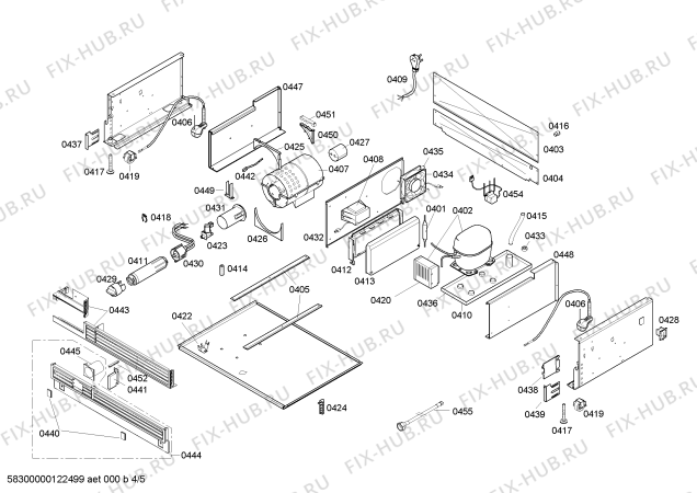 Схема №1 RF471200 с изображением Ручка для холодильника Bosch 00060540