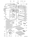 Схема №1 KS 253 LI/VI с изображением Держатель двери Whirlpool 481241718169