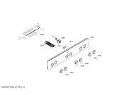 Схема №1 HGV645220S с изображением Ручка конфорки для плиты (духовки) Bosch 00619925