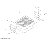 Схема №1 B58CT62H0 с изображением Решетка для плиты (духовки) Bosch 11028231