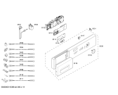 Схема №1 WIE20260EE с изображением Панель управления для стиральной машины Bosch 00668070