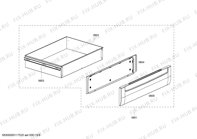 Схема №2 HGS7022UC с изображением Панель для плиты (духовки) Bosch 00144462