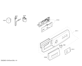 Схема №3 WS10F062PL IQ 100 с изображением Панель управления для стиралки Siemens 00704398