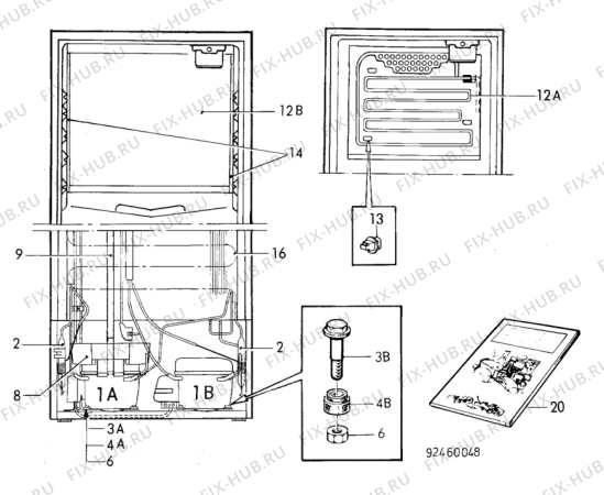 Взрыв-схема холодильника Unknown TR1178S - Схема узла C10 Cold, users manual