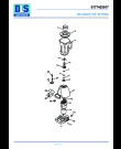 Схема №1 FRULLATORE Jolly Blu - SOLO RICAMBI с изображением Электромотор для электроблендера DELONGHI HS1080
