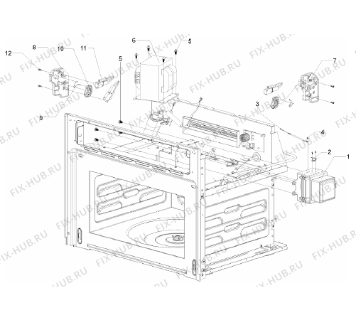 Взрыв-схема микроволновой печи Gorenje CBM9000E (177106, BT32CF2) - Схема узла 06