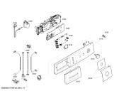 Схема №2 WAE28360SN Bosch Maxx7 с изображением Панель управления для стиральной машины Bosch 00667303
