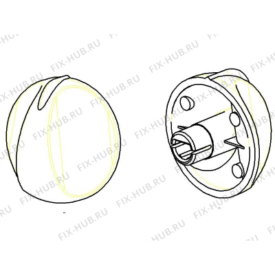 Клавиша для духового шкафа Indesit C00227957 в гипермаркете Fix-Hub