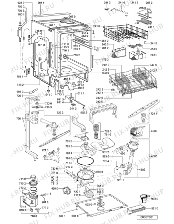 Схема №1 GSIP 60 POWER IN-np с изображением Панель для посудомойки Whirlpool 480140100425