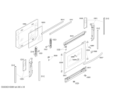 Схема №4 U1564N0GB с изображением Верхний нагревательный элемент для духового шкафа Bosch 00443418