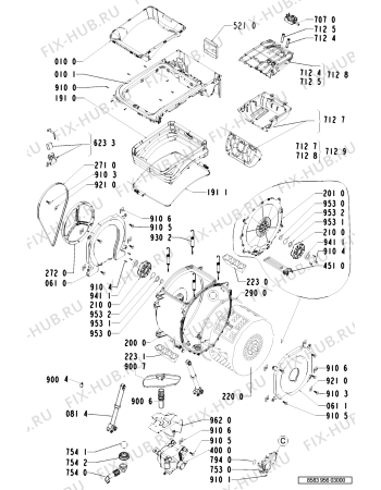 Схема №2 WAT 9565 WP с изображением Декоративная панель для стиральной машины Whirlpool 481245219791