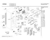 Схема №1 X1KCUB2400 с изображением Дверь для холодильной камеры Bosch 00243216