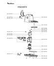 Схема №1 FP602148/703 с изображением Корпусная деталь для кухонного измельчителя Moulinex MS-0697914