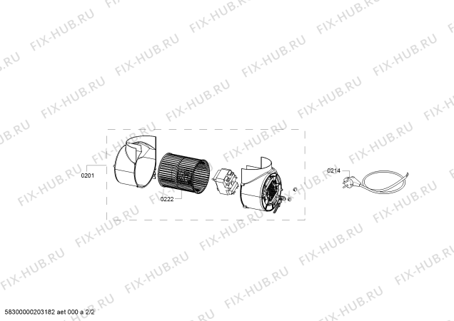 Схема №2 DHI646CQ Bosch с изображением Панель управления для вытяжки Bosch 00771927