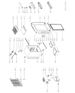 Схема №1 ART 816/G/WP с изображением Поверхность для холодильной камеры Whirlpool 481941879177