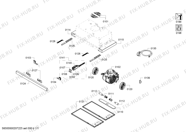 Схема №1 3BT263MN Balay с изображением Рамка для вытяжки Bosch 00752628