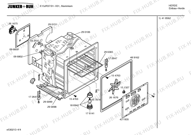 Схема №1 CH14771 с изображением Ручка управления духовкой для электропечи Bosch 00182610