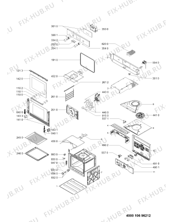 Схема №1 BMCK7253I1 (F091031) с изображением Инструкция по эксплуатации для духового шкафа Indesit C00355046