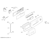 Схема №1 WXB126PSTI Silver6125 с изображением Передняя часть корпуса для стиральной машины Bosch 00478206