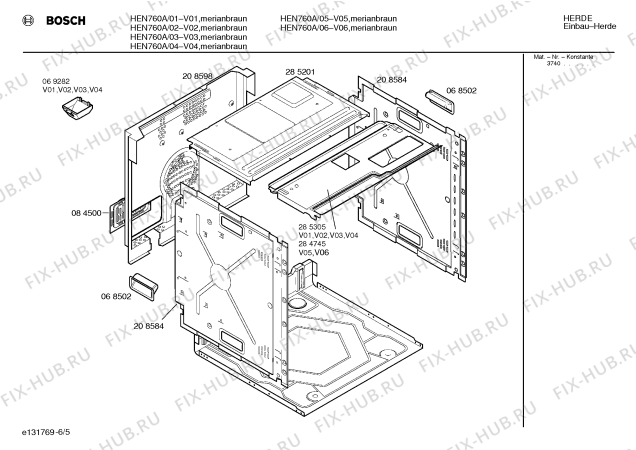 Схема №2 HEN760A с изображением Панель для электропечи Bosch 00286094