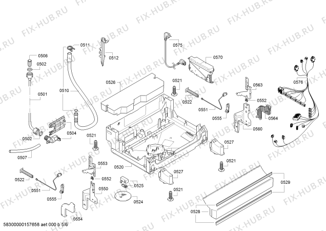 Схема №2 3VS302BP с изображением Панель управления для электропосудомоечной машины Bosch 00706790