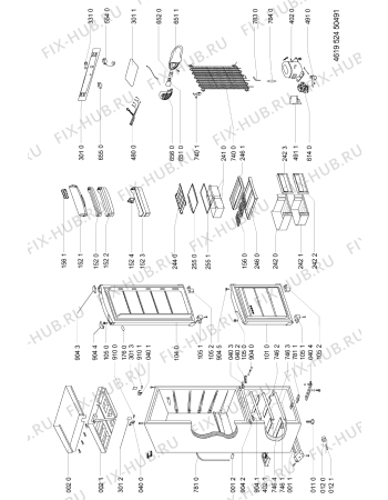 Схема №1 ARC5550 (F091989) с изображением Наставление для стиральной машины Indesit C00359342