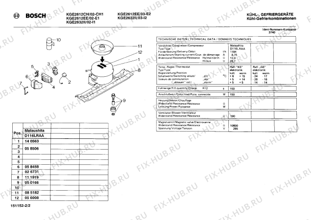 Схема №1 KGE2612 с изображением Испаритель для холодильника Bosch 00204846