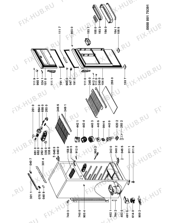 Схема №1 RD 50 с изображением Дверка для холодильной камеры Whirlpool 481241618945