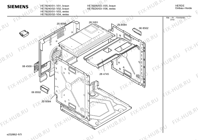 Схема №2 HE78260 с изображением Инструкция по эксплуатации для духового шкафа Siemens 00521883