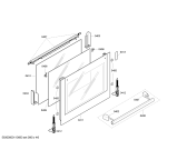 Схема №1 HBN430520F с изображением Панель управления для духового шкафа Bosch 00660744