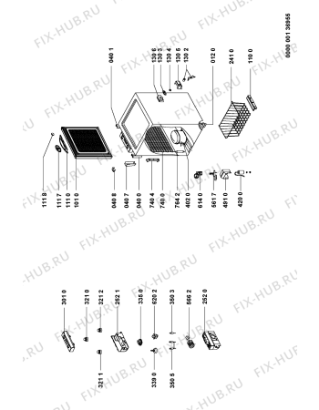 Схема №1 AFG 6141-B с изображением Дверца для холодильника Whirlpool 481241619515