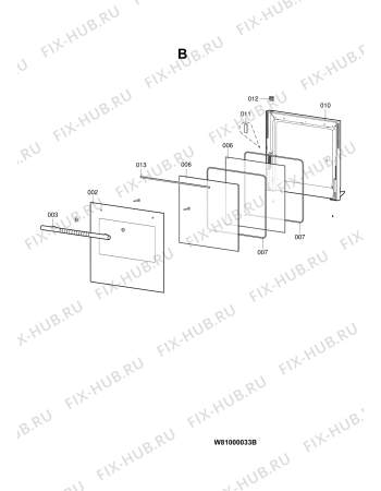 Схема №3 BTG 8560/1 D IN с изображением Резистор для плиты (духовки) Whirlpool 480121102465