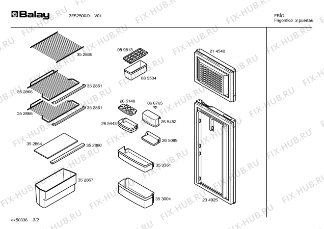 Схема №1 3FS2510 с изображением Дверь морозильной камеры для холодильной камеры Bosch 00214540