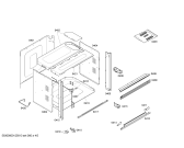 Схема №1 BO280630 с изображением Ремкомплект для плиты (духовки) Bosch 00710952
