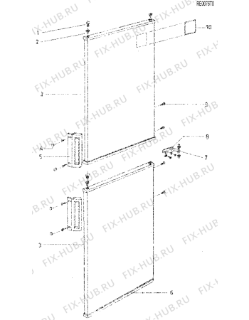 Взрыв-схема холодильника Indesit CB1815 (F011792) - Схема узла