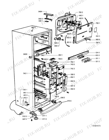 Схема №1 ARC 4030/AL с изображением Вапорайзер для холодильной камеры Whirlpool 481244079145