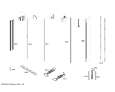 Схема №3 T30IF70FSS с изображением Зажим для холодильника Bosch 00605557