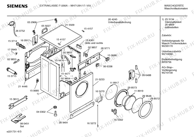 Схема №4 WH71291 EXTRAKLASSE F1200A с изображением Ручка для стиралки Siemens 00481615