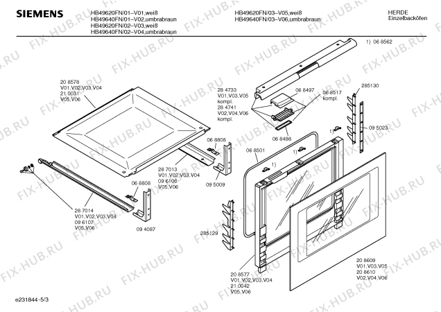 Схема №1 HB49620FN с изображением Инструкция по эксплуатации для духового шкафа Siemens 00517155