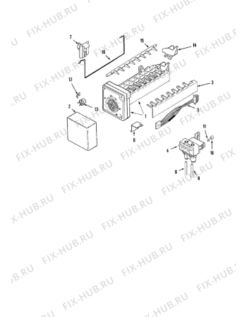 Схема №1 GC2227CDFB (F092688) с изображением Бак (полубак) для стиральной машины Indesit C00313618