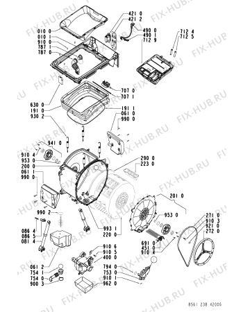 Схема №1 AWT 2380 с изображением Декоративная панель для стиралки Whirlpool 481245214028
