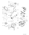 Схема №1 AKZ 447/IX/02 с изображением Обшивка для плиты (духовки) Whirlpool 481245249997