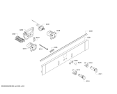 Схема №1 B14M62N5FR с изображением Панель управления для электропечи Bosch 11010859