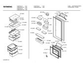 Схема №2 KI26E40CH с изображением Дверь для холодильника Siemens 00215947
