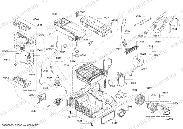 Схема №2 WTY88740CH HomeProfessional selfCleaning Condenser с изображением Вкладыш для электросушки Bosch 00630067