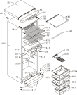 Схема №2 RK6355AL (163751, HZS3566) с изображением Дверь для холодильной камеры Gorenje 165240