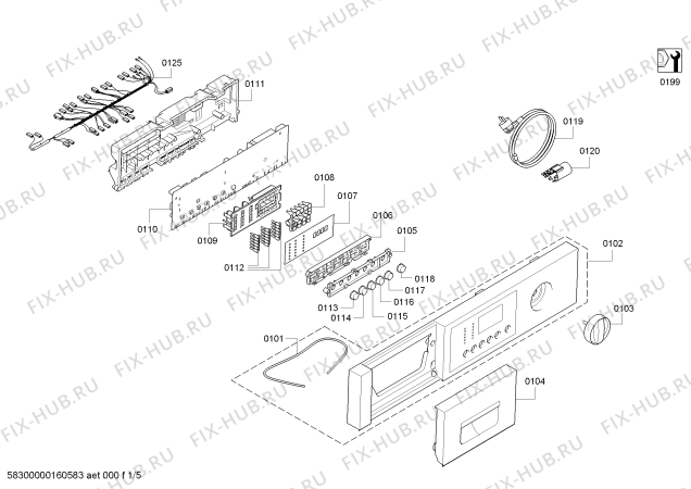 Схема №2 WKD24360EE, WKD2436 с изображением Кнопка для стиралки Bosch 00619478