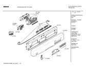 Схема №3 SGS53A52AU с изображением Передняя панель для посудомойки Bosch 00436449